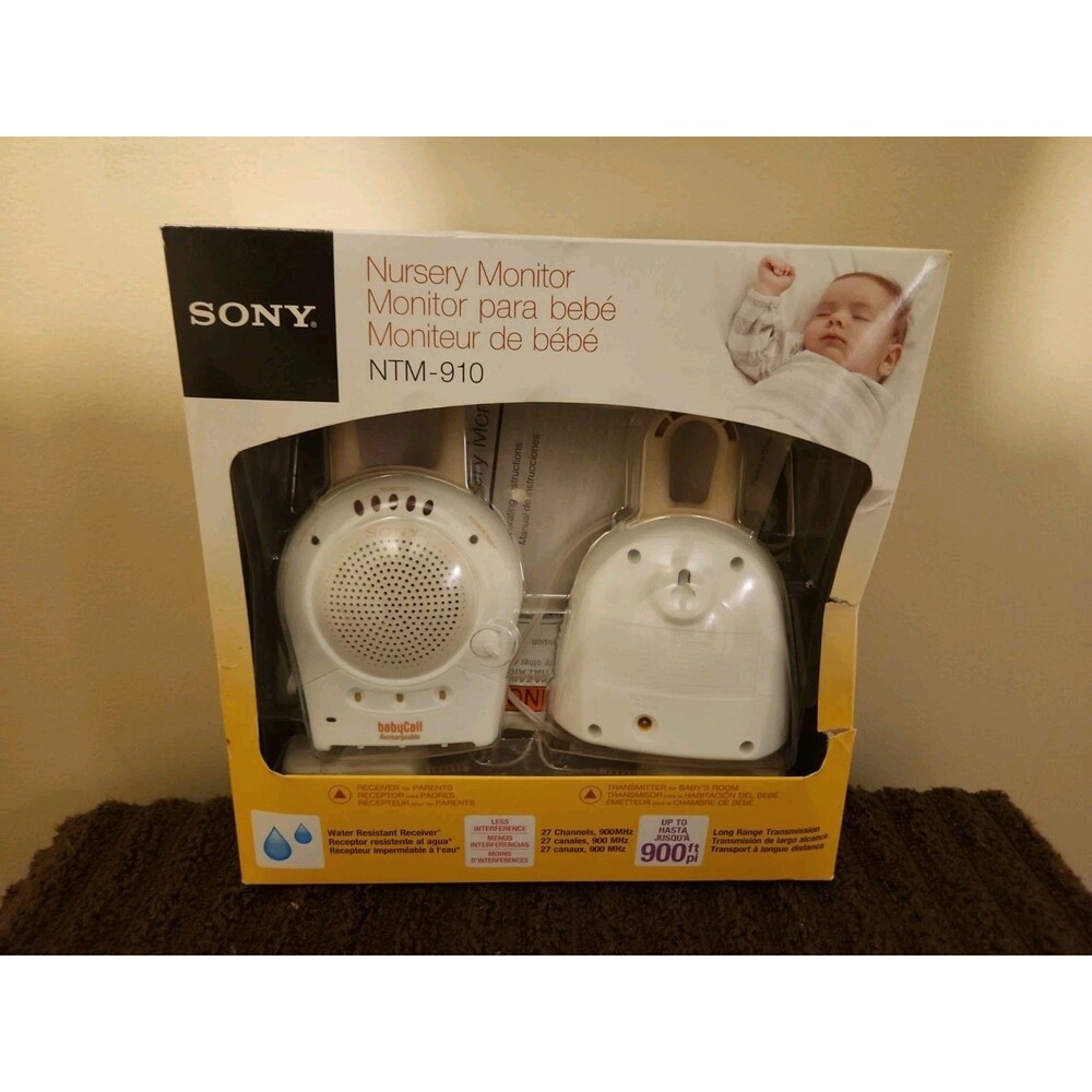 Sony NTM910 BabyCall Rechargeable Nursery Baby Monitor *TESTED*